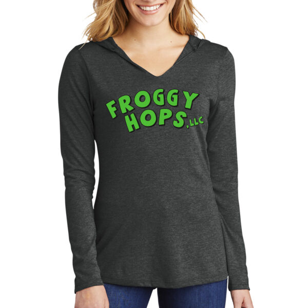 District ® Women’s Perfect Tri ® Long Sleeve Hoodie - Printed Logo Thumbnail