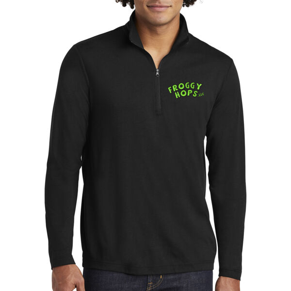 Sport-Tek ® PosiCharge ® Tri-Blend Wicking 1/4-Zip Pullover - Embroidered & Printed Logos Thumbnail
