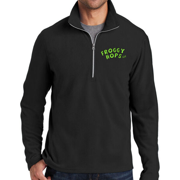 Port Authority® Microfleece 1/2-Zip Pullover - Embroidered Logo Thumbnail