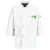 Eight Pearl Button Chef Coat with Thermometer Pocket Thumbnail