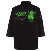 Ten Pearl Button Black Chef Coat Thumbnail