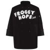 Ten Pearl Button Black Chef Coat Thumbnail